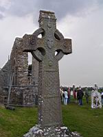 Irlande - Clonmacnoise - Croix celtique (3).jpg